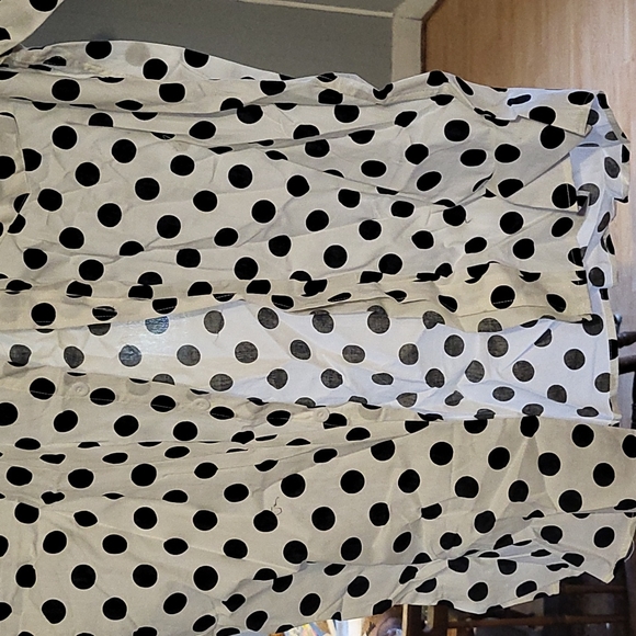 Lars Amadeus white top black dots - Picture 2 of 3